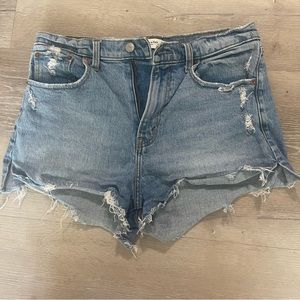Abercrombie high waisted mom shorts